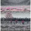 Blossoms in Monochrome – Acrylic Landscape Painting on Canvas (44 x 40 Inches)
