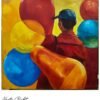 Rang Birange Sapne – Original Oil Painting by Neetu Bisht | 24 x 24 Inches